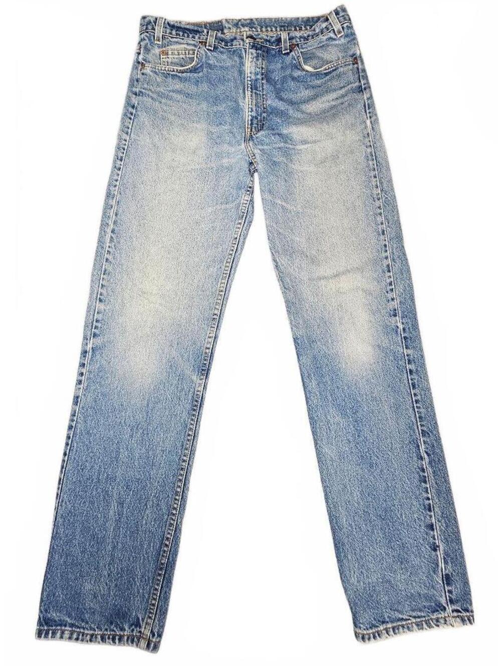 Levi’s 505 Jeans Men 36x34 Light Wash Straight Leg Denim